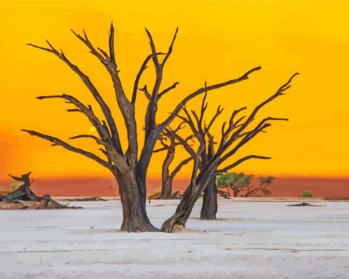 Aesthetic Valley of Death paint by numbers