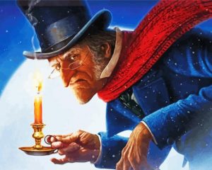 Aesthetic Ebenezer ScroogeAesthetic Ebenezer Scrooge paint by numbers