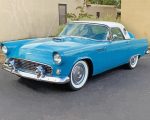 Blue Ford Thunderbird paint by numbers