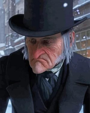 Cool Ebenezer Scrooge paint by numbers
