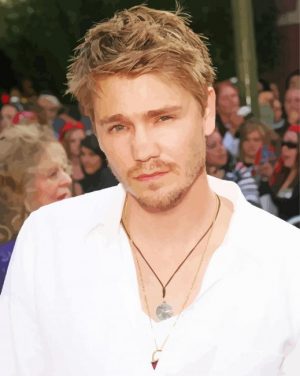 Handsome Chad Michael Murray paint by numbers