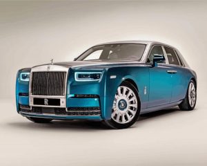 Roll Royce Car paint by number