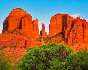 Sedona Arizona paint by numbers