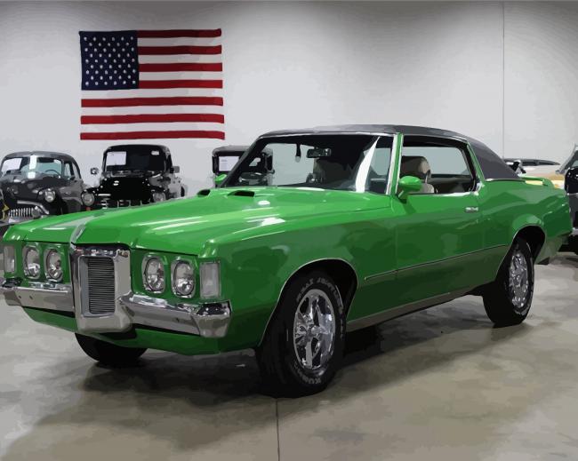 1969 Pontiac Grand Prix paint by number p