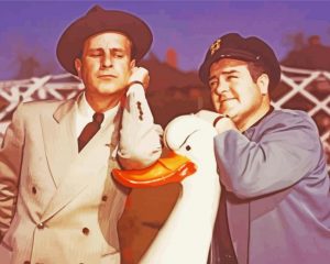 Abbott and Costello paint by number p