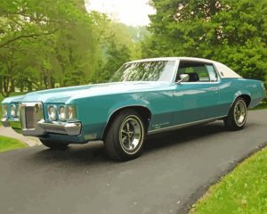 Aesthetic 1969 Pontiac Grand Prix paint by number p