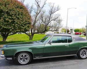 Dark Green 1969 Pontiac Grand Prix paint by number p
