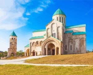 Bagrati Catherdal Kutaisi Building paint by numbers