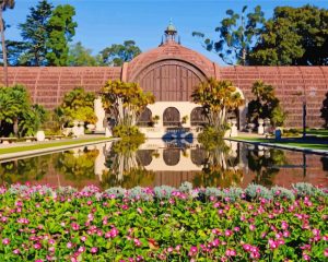 Botanical Buildings Coronado Island paint by numbers