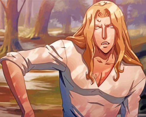 Castlevania Anime Character paint by number p