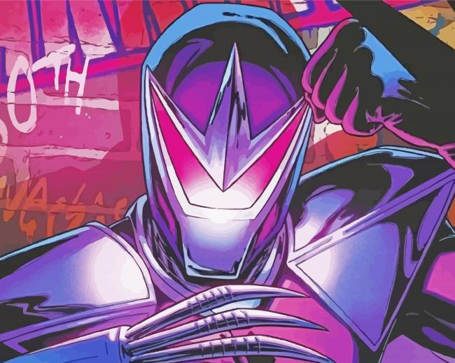 Darkhawk Marvel paint by number p