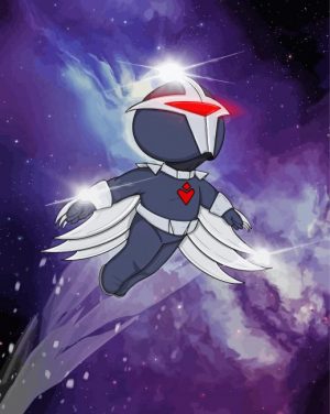 Darkhawk Comic Art paint by number p