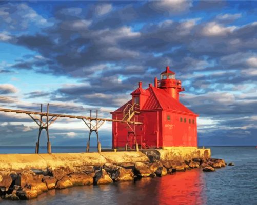 Door Country paint by numbers