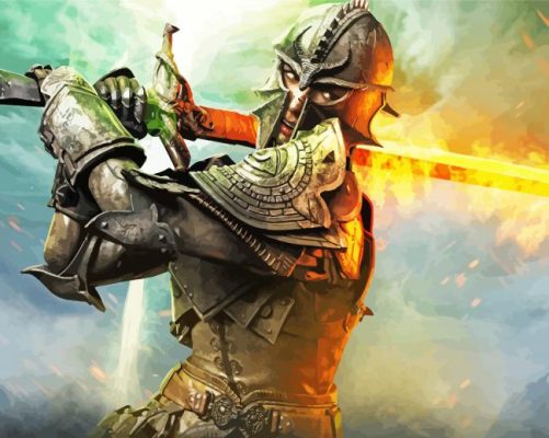 Dragon Age Character paint by number p