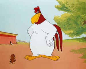 Foghorn Leghorn paint by numbers