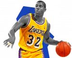 Magic Johnson paint by number p