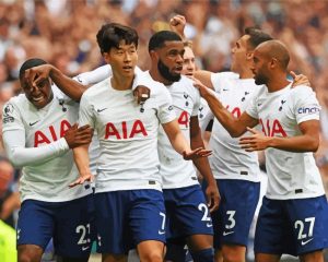 Tottenham Players paint by numbers