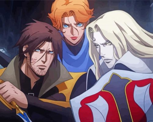 Aesthetic Castlevania paint by number p