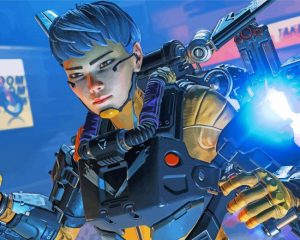 Aesthetic Valkyrie Apex Legends paint by numbers