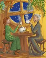 Aesthetic Warm Witch paint by number paint by number