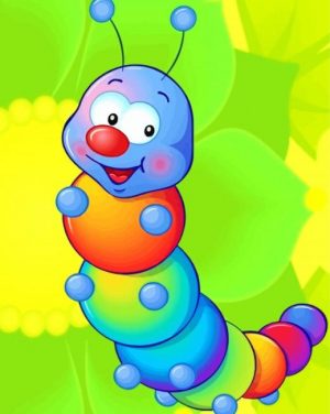 Aesthetic Worm paint by numbers