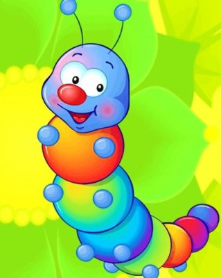 Aesthetic Worm paint by numbers