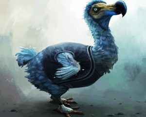 Blue Dodo paint by numbers