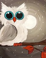 Cute Owl paint by numbers