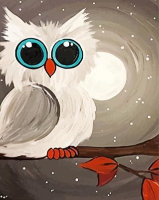 Cute Owl paint by numbers