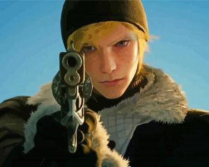 Final Fantasy Prompto paint by numbers