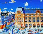 The City by Hiro Yamagata paint by numbers