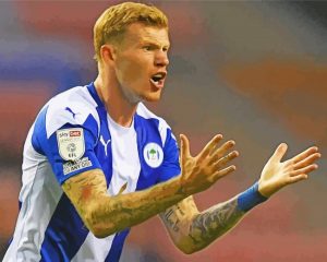 James McClean paint by numbers