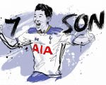 Son Tottenham paint by numbers