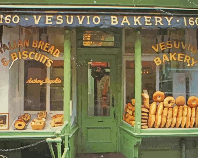 Bake Shop paint by number paint by number