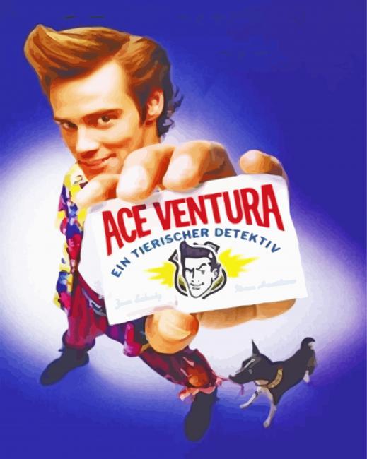 Ace Ventura Poster paint by numbers