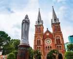 Cathedral In Ho Chi Minh City Saigon paint by numbers