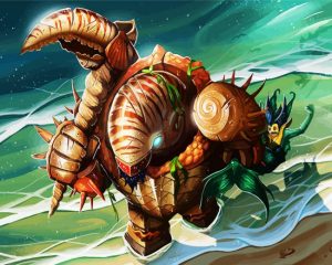 Fantasy Nautilus paint by numbers