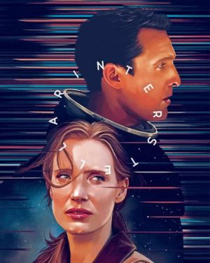 Interstellar Art Poster paint by numbers