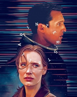 Interstellar Art Poster paint by numbers