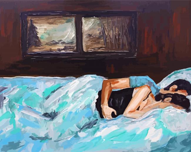 Lovers Sleep paint by numbers