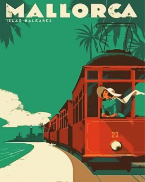 Mallorca Poster paint by numbers