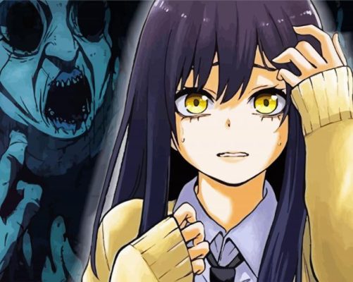 Mieruko Chan paint by numbers