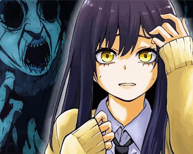 Mieruko Chan paint by numbers