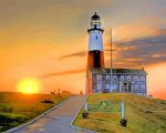 Montauk Lighthouse Meseum paint by number