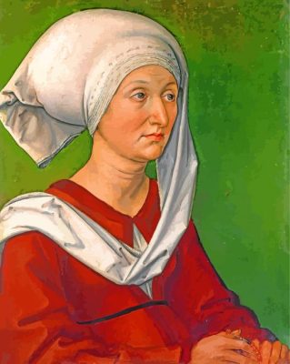 Portrait Of Barbara Durer Nee Holper paint by numbers 