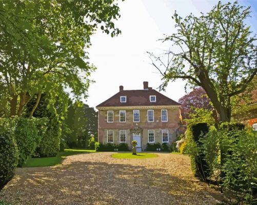 Aesthetic Salisbury Cathedral paint by numbers