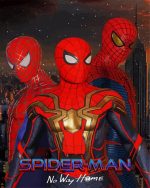Spider Man No Way Home Marvel Movie paint by numbers