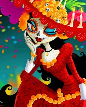 The Book Of Life La Muerte paint by numbers