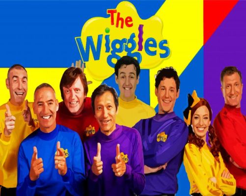The Wiggles Members paint by number