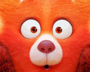 Turning Red paint by numbers